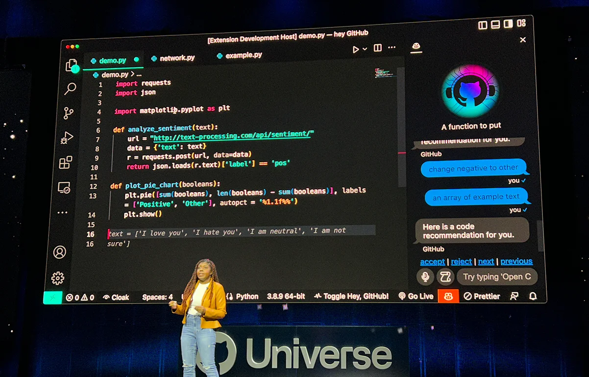 GitHub está testando sistema de programação por comando de voz dentro do Copilot